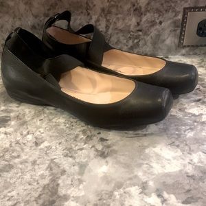 Jessica Simpson Ballet Flats square toe, ankle strap 8M